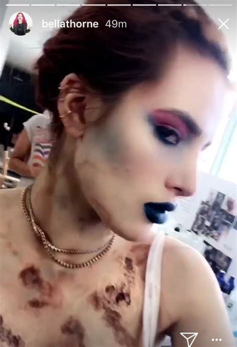 Weird Bella Thorne Dons Wild Zombie Make Up For Bizarre Photo Shoot