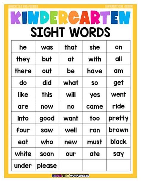 dolch sight words list reading charts laminated a size dolch hot sex picture