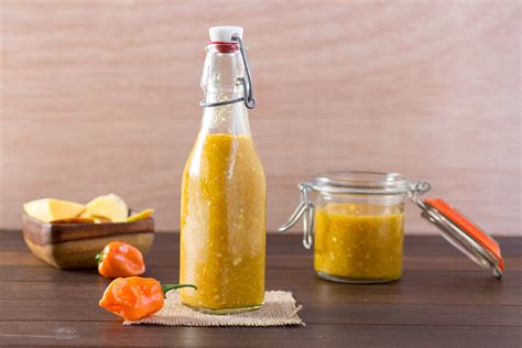 Caribbean Style Mango Habanero Hot Sauce Recipe Chili Pepper Madness