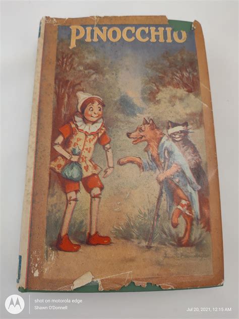Pinocchio By Carlo Collodi 1924 Etsy