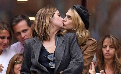 Cara Delevingne And Ashley Benson Kiss Each Other At Us Open Like Theres No Tomorrow See Pics