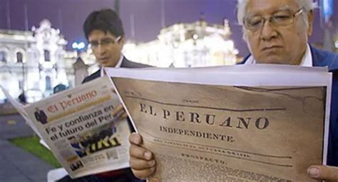 Diario Oficial El Peruano Cumple 189 Años De Fundación El Popular