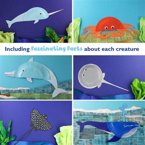 Paper Plate Ocean Animals Super Fun Printables