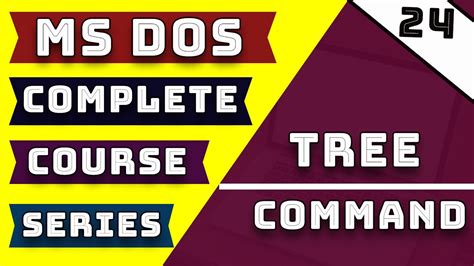 How To Write Tree Command On Ms Dos Complete Class In