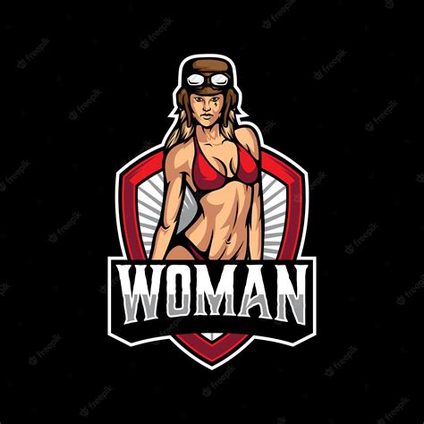 Premium Vector Woman Sexy Logo Template