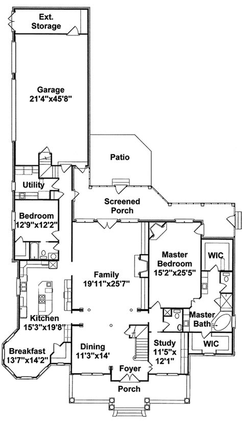 .suite near the front door and a large playroom upstairs that could double as a bedroom. Prentiss Manor Colonial Home Plan 024S-0023 | House Plans ...