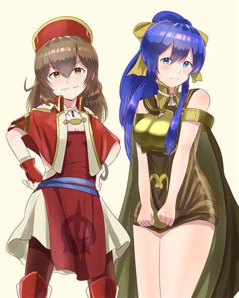 Lilina And Delthea Fire Emblem And More Drawn By Hirotaka