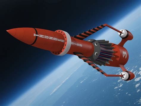 A Classic British Tv Design The Space Rescue Ship Thunderbird 3 From