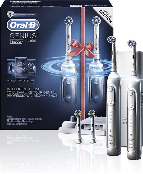 Oral B Genius 8000 Electric Toothbrush 2 Pack 147 Delivered Amazon