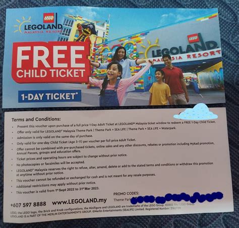 Legoland Child Ticket Tickets And Vouchers Local Attractions