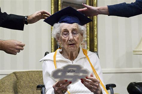 97 Year Old Grandma Finally Gets Her High School Diploma And Cant Hide