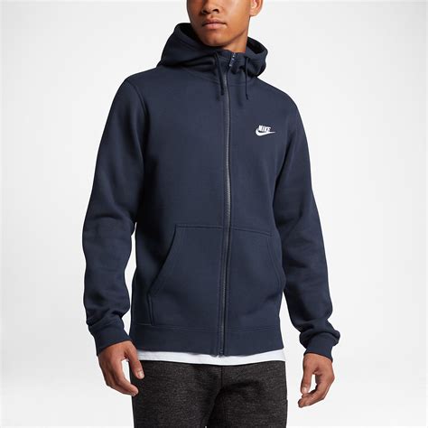 With a focus on progressive design and technical construction, the label is instantly recognisable thanks to the iconic swoosh logo and just do it slogan. Nike Sportswear Full-Zip Men's Hoodie. Nike.com