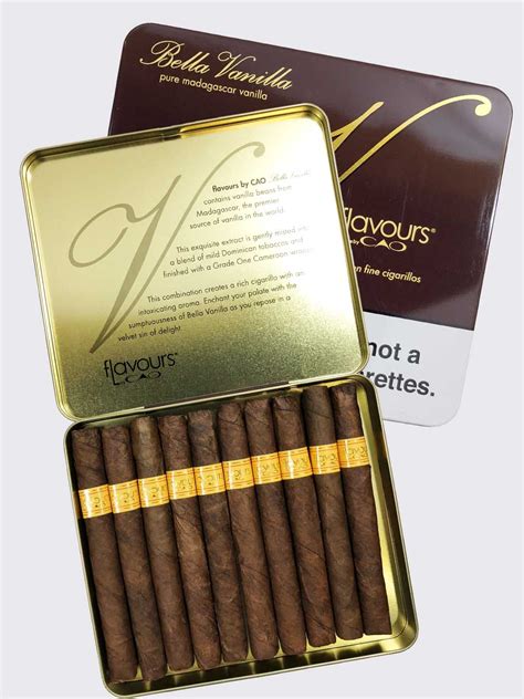 Cao Flavors Bella Vanilla Cigarillos 4×30 Tin Cigars Daily