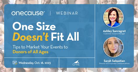 One Size Doesnt Fit All Tips To Market Your Events To Donors Of All Ages