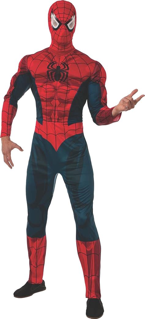 Rubies Costume Mens Marvel Universe Adult Deluxe Spiderman Multi