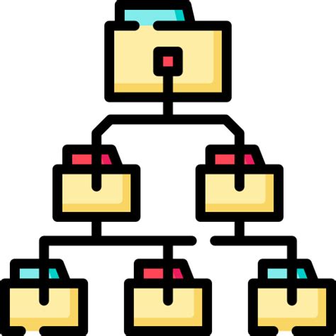 Hierarchy Special Lineal Color Icon