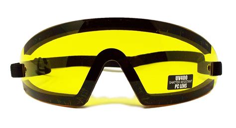 Dz Goggles For Cycling Skydiving Jockey With Yellow Lens Buy