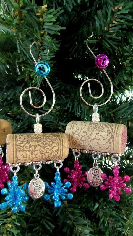 30 Creative Diy Wine Cork Christmas Ornaments Ideas Magment