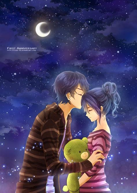 First Anniversary By Leaf 19 On Deviantart Cute Love