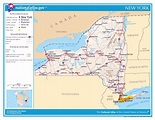 Large detailed map of New York state. New York state large detailed map ...