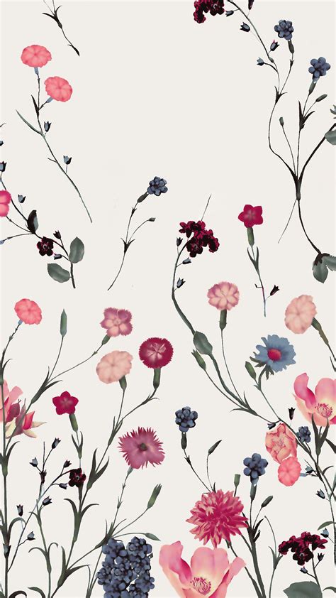 Vintage Flowers Wallpaper Iphone Dry Flower Wallpapers On