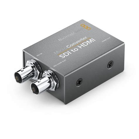 These professional, broadcast quality converters can easily be unlike other minute sdi converters, blackmagic design micro converters only use the highest quality broadcast technology miniaturised into a. Blackmagic Design Micro Converter SDI to HDMI | Klasfoto ...
