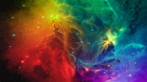 Multicolored Galaxy Illustration Galaxy Space Stars Universe Hd