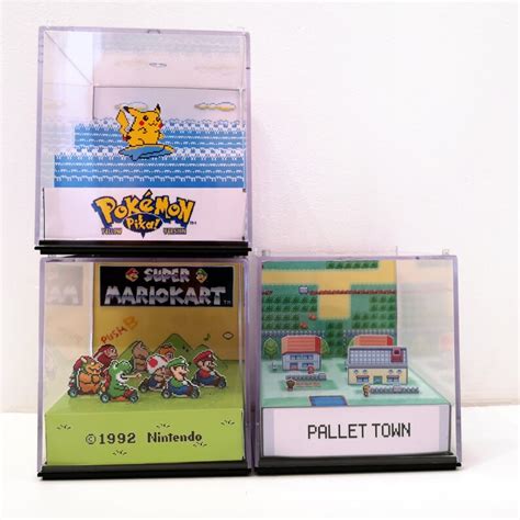 Pokemon Pallet Town Fire Red Leaf Green 3d Game Cube Etsy