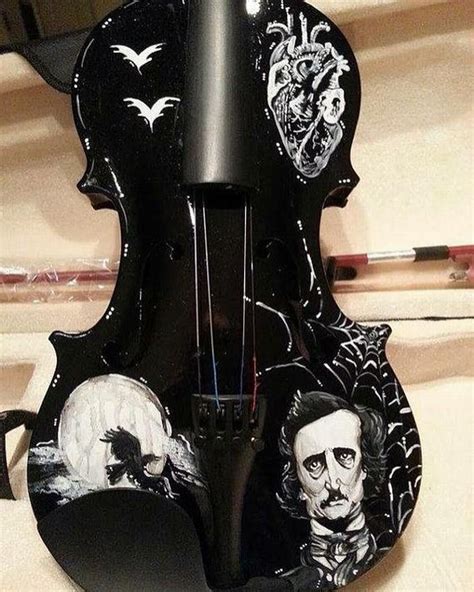 Skull Tattoo Skulls Bikers Darks Fantasy Violin Art Musical Art