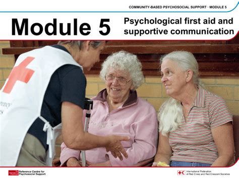 Psychological First Aid Psychosocial Support Ifrc