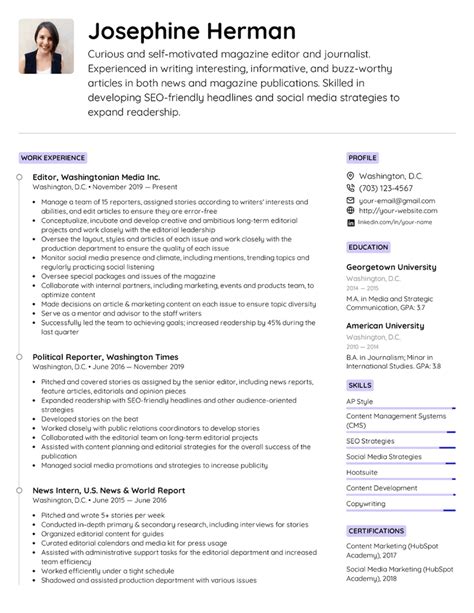 Clean Resume Templates And Formats For 2022 Easy Resume