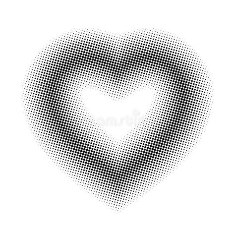 Heart Fade Pattern Faded Halftone Grey Hearts Background Degraded