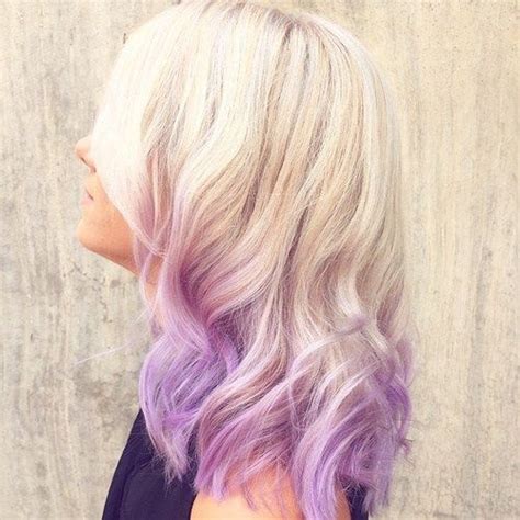 lavender dip dye for platinum blonde hair blonde dip dye dip dye hair dye my hair hair hair