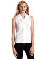 Jones New York Women S Sleeveless No Iron Easy Care Shirt At Amazon Womens Clothing Store