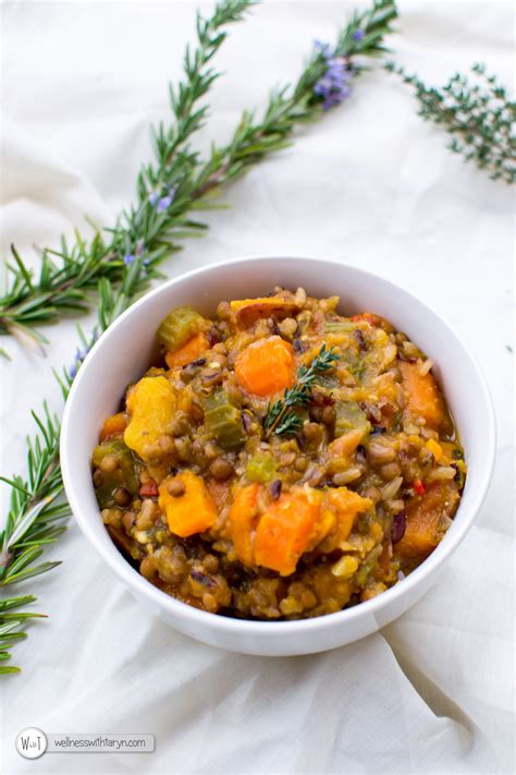 Mixed Herb Lentil And Wild Rice Chunky Soup Wellness