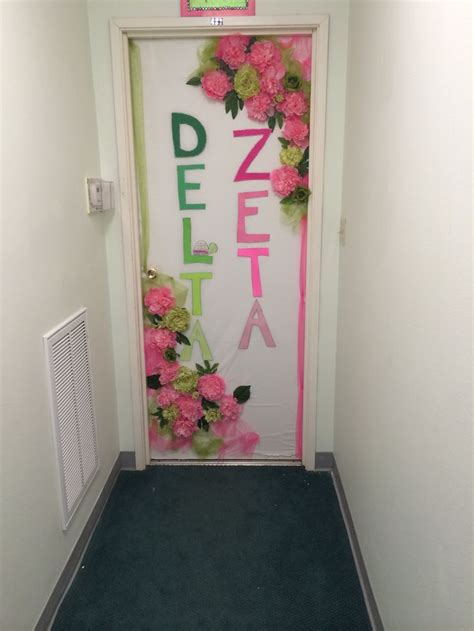 Delta Zeta Sorority Door Decorations Door Decorations College Sorority Door Decorations Door