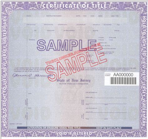 How do you get a replacement title for a car? Nj_title_front_small