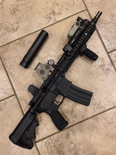 My MK18 build is finally where I want it. : r/ar15