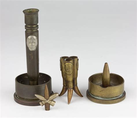Lot Trench Art Fabricated Of Bullets And Casings