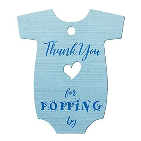 You can use them to create thank you notes for your baby shower guests or as baby registry cards. Baby Shower Favor Tags: Amazon.com
