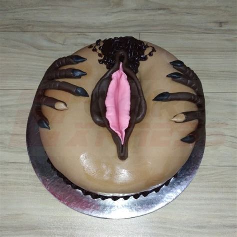 Pussy Theme Naughty Cake Doorstep Cake