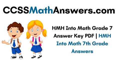 Hmh Into Math Grade 7 Answer Key Pdf Hmh Into Math 7th Grade Answers
