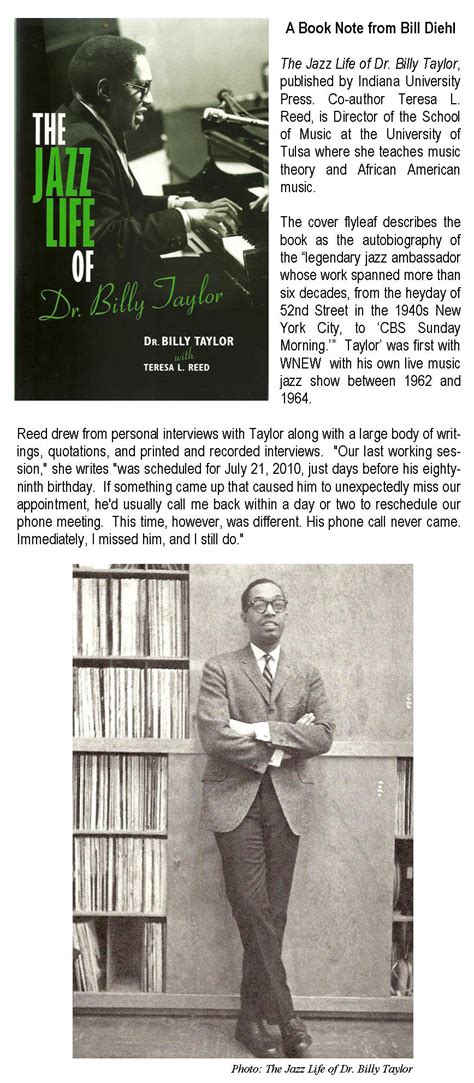 The Jazz Life Of Dr Billy Taylor Wnew 1130 Am