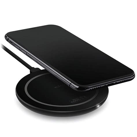 Puro Compact Fast Qi Wireless Charging Pad 10w Black