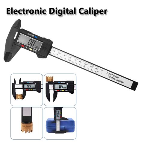 Digital Caliper Vernier Micrometer Electronic Ruler Gauge Meter 150mm 6inch