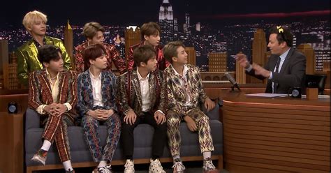Korean pop superstars bts joined jimmy fallon on tuesday's tonight show, and gave the host some lessons on how to dance. BTS Challenges Fortnite Dances and Share Their Thoughts On ...