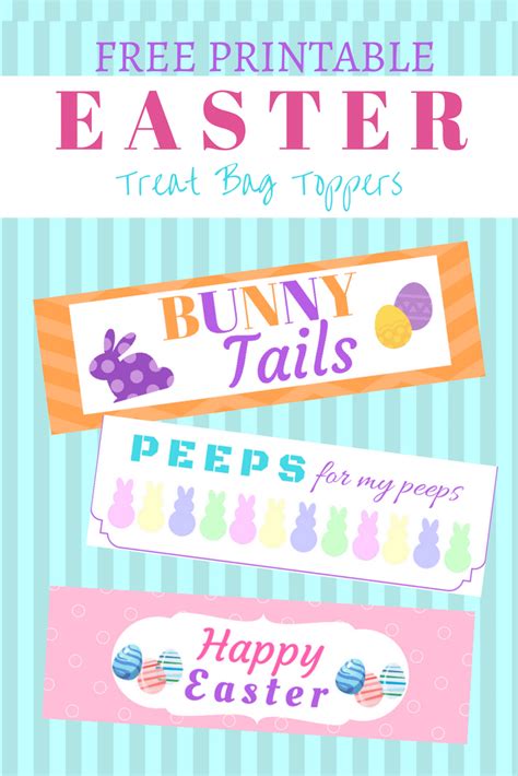 Free Easter Treat Bag Printables Printable Templates