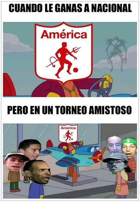America Vs Nacional Hoy Memes Del Partido America 0 2 Atletico