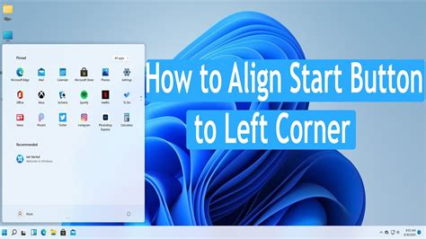 How To Move Align Taskbar Icons To The Left In Windows 11 Youtube Images
