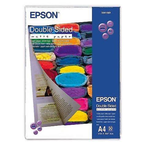 Photo Papers Epson S041569 Genuine Double Sided Matte Paper 178gsm A4